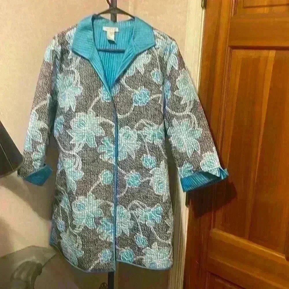 Patty Kim 100% silk jacket